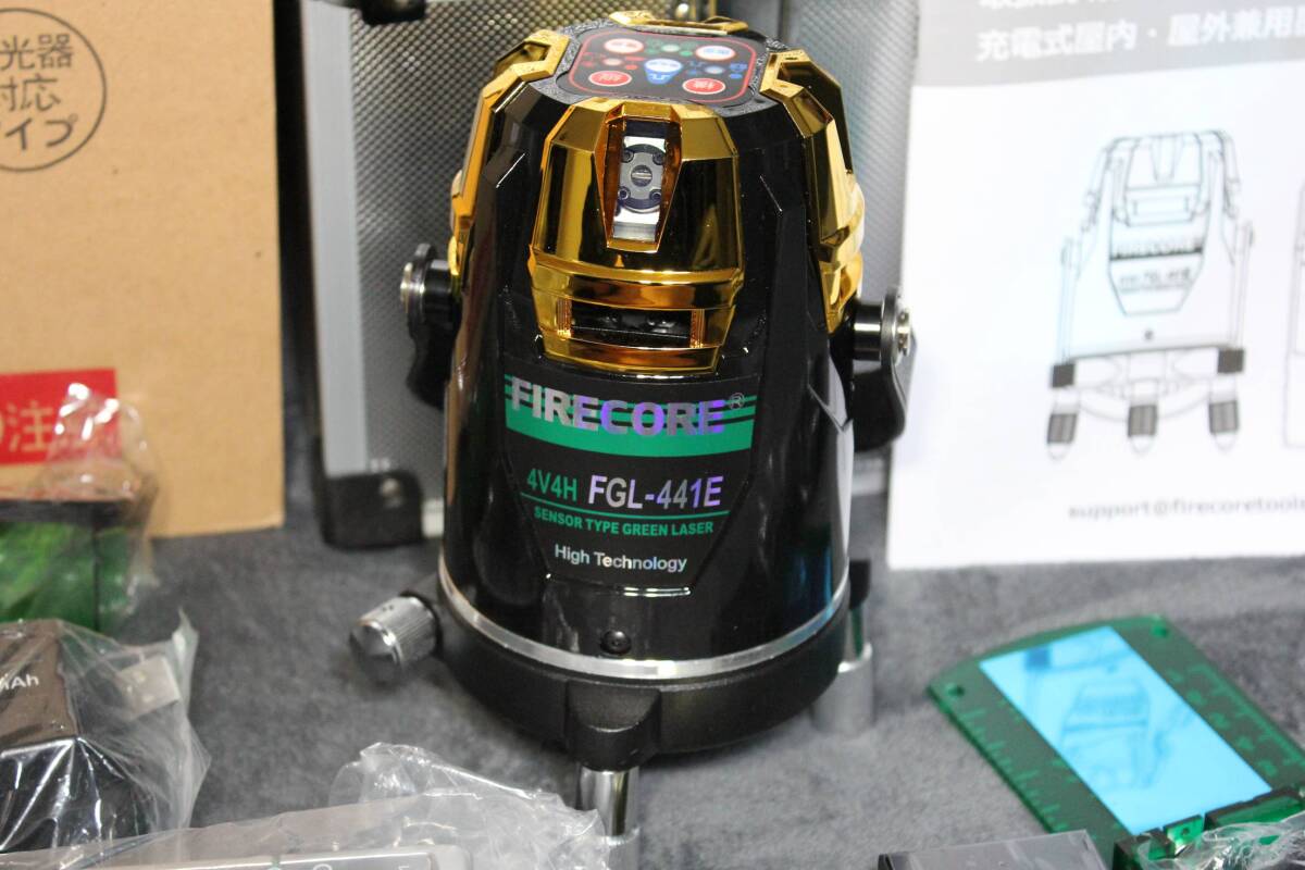 【新品】Firecore レーザー墨出し器 4方向 照射モデル FGL-441E_画像2