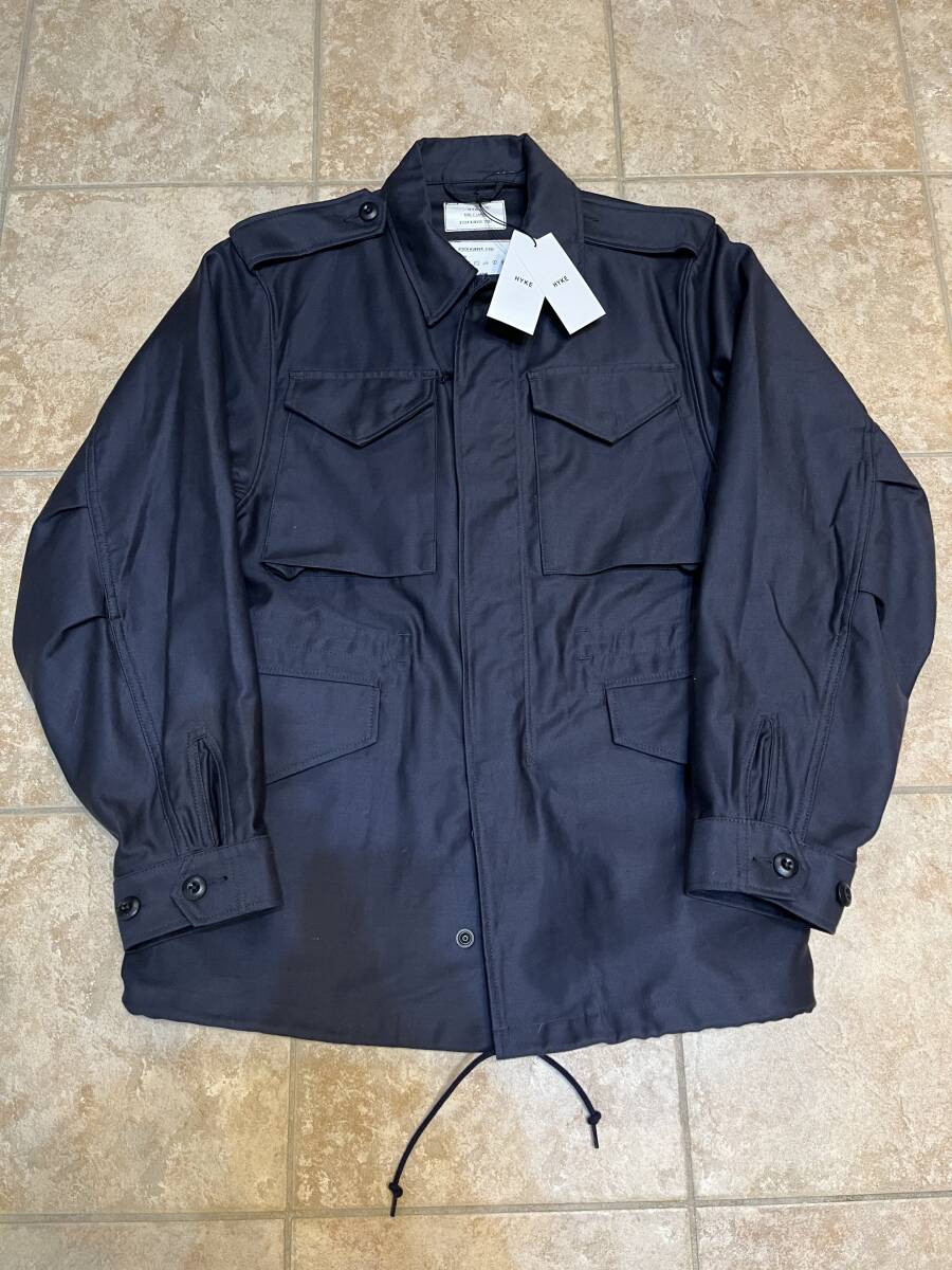 Hyke M-51 field jacket navy size3 ハイク フィールドジャケット ネイビーの画像1