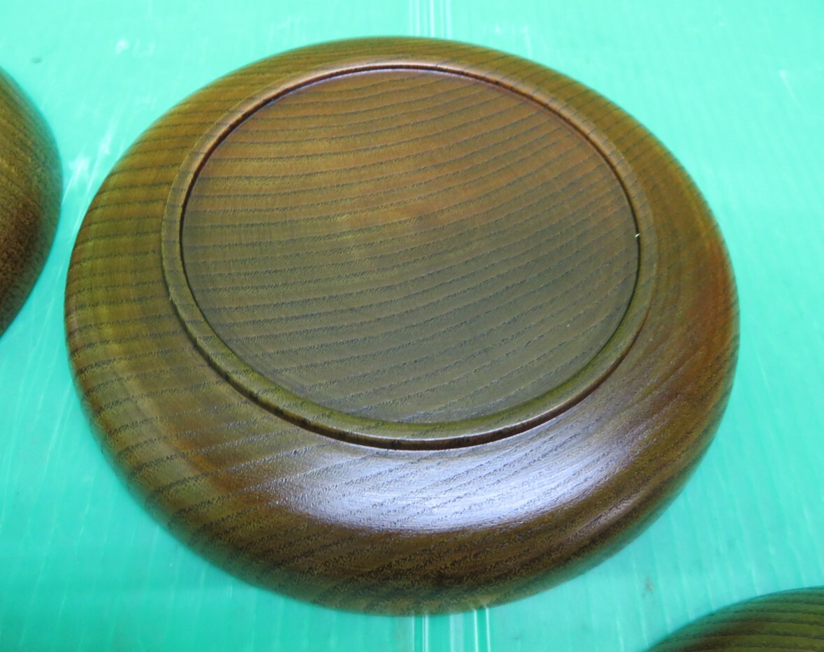N-116■木製　小皿　直径15cm　5枚セット　未使用_画像10