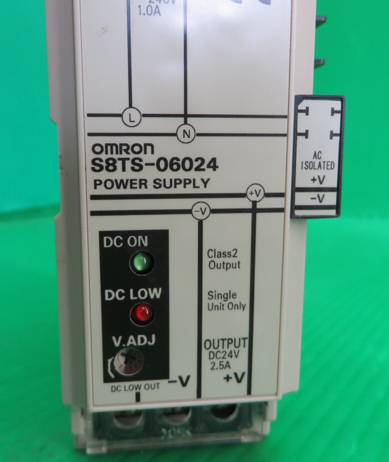 Z-3130■奈良発！omron オムロン　S8TS-06024/ED2+ S8T-DCBU-02 2個セット　動作未確認　現状渡し_画像4