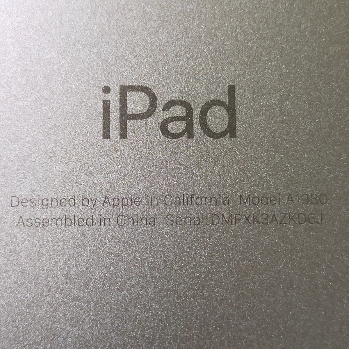 【ジャンク】Apple iPad Pro 11インチ 第1世代 Wi-Fi 64GB MTXN2J/A スペースグレイの画像5