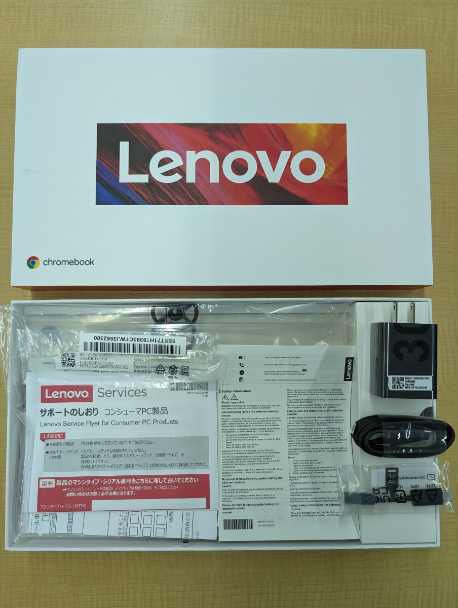 Lenovo IdeaPad Duet 370 Chromebook 82T6000RJP  バッテリー97％ AAAA電池新品２本おまけ コジマ納品書写有 屋内のみ使用 送料込の画像1