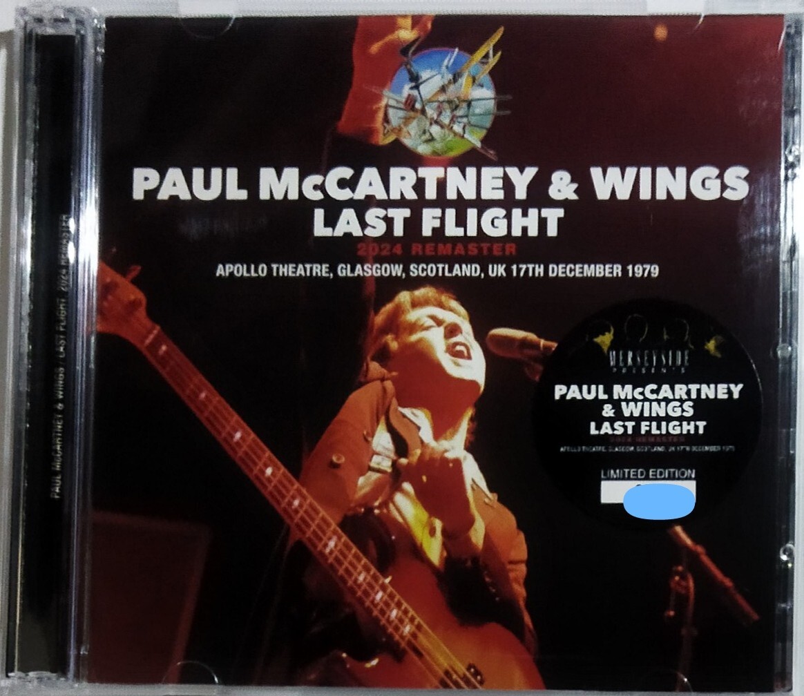 【送料ゼロ】Paul McCartney & Wings '79 Live 最新リマスター Live Last Flight Glasgow Scotland ポール・マッカートニー ウィングス_画像1
