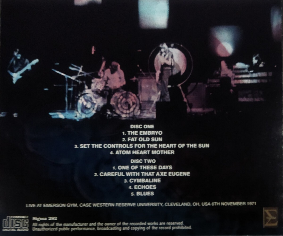 【送料ゼロ】Pink Floyd '71 Live Cleveland Revisited ピンク・フロイド_画像3