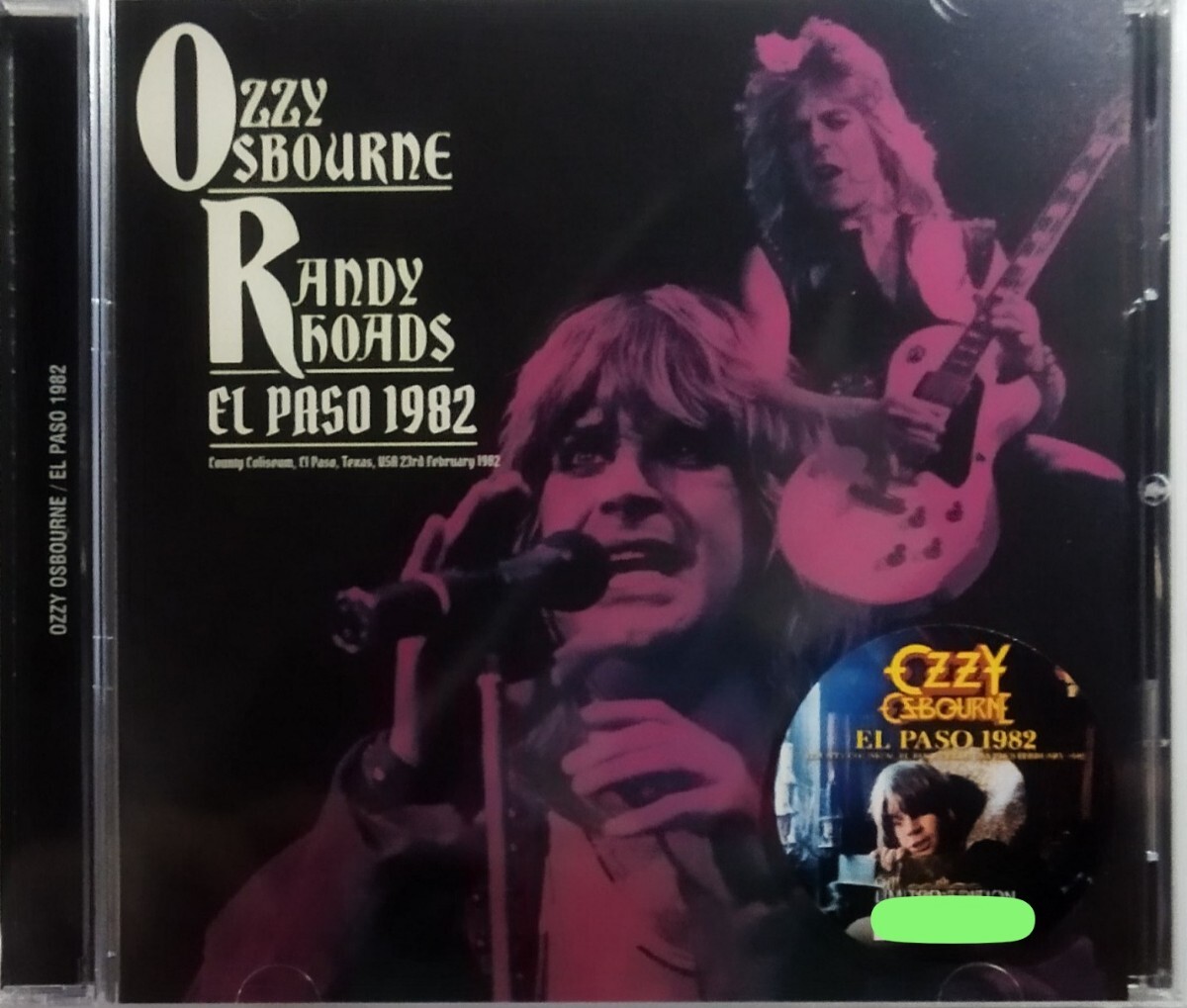 [ postage Zero ]Ozzy Osbourne/Randy Rhodes \'82 Live El Paso USAoji-* oz bo-n Landy * rose 