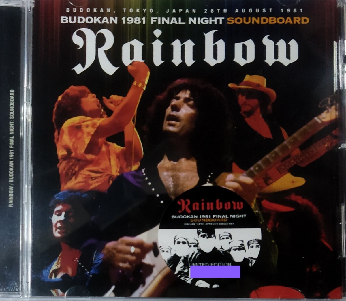 【送料ゼロ】Rainbow '81 武道館 Soundboard Live Tokyo Japan レインボー Ritchie Blackmoreの画像1