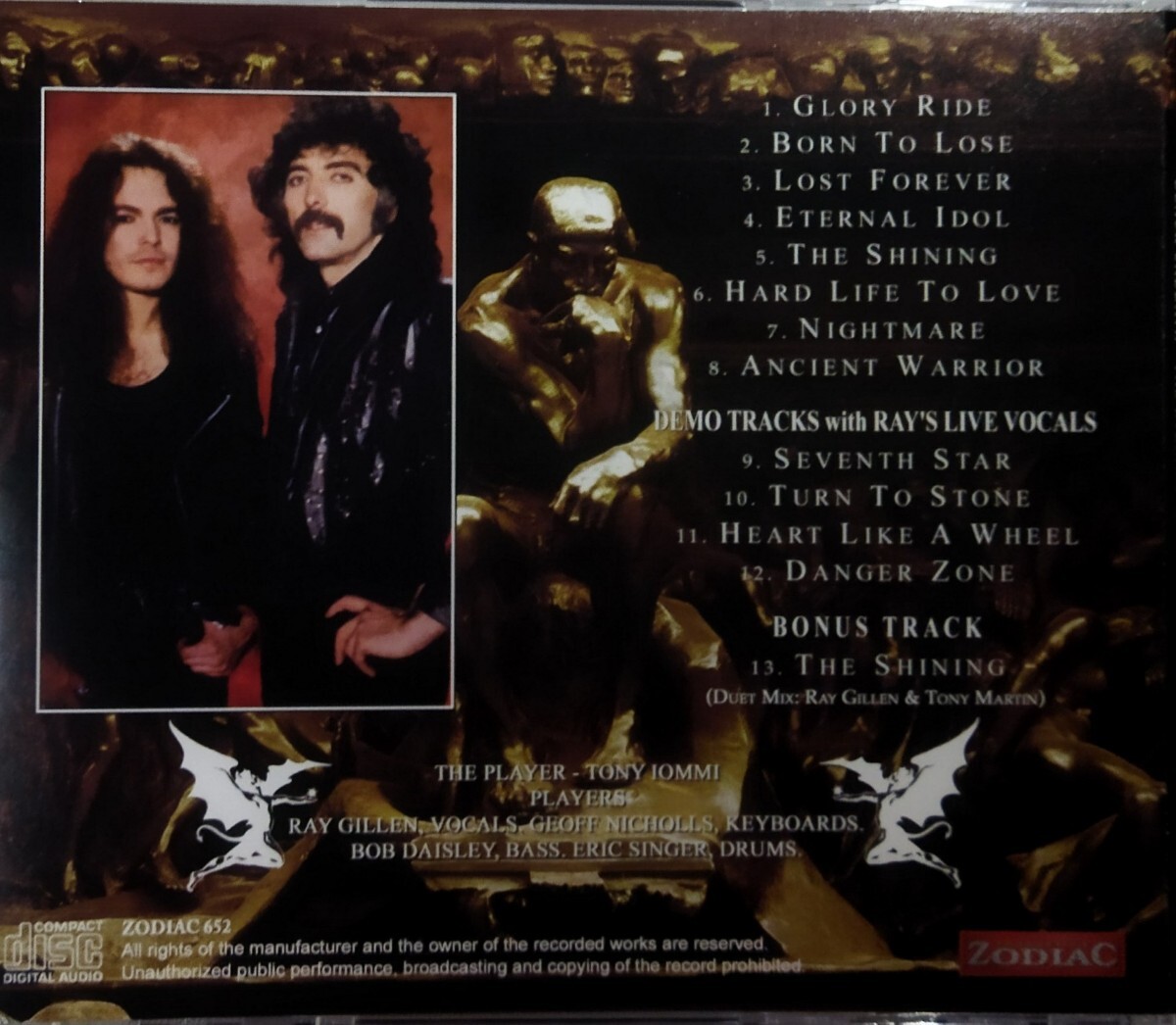 【送料ゼロ】Black Sabbath The Eternal Idol : featuring Ray Gillen ブラック・サバスの画像3