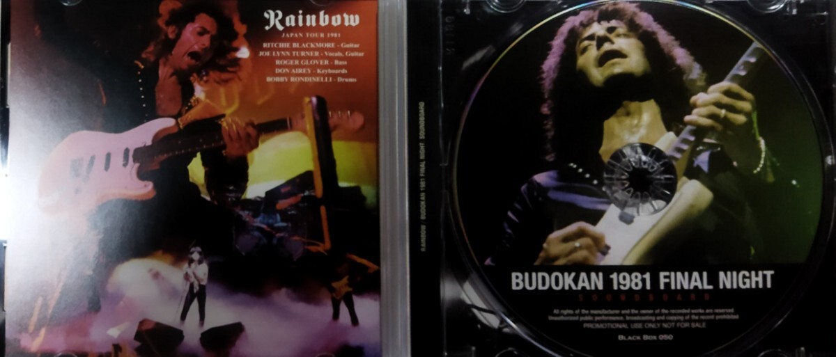 【送料ゼロ】Rainbow '81 武道館 Soundboard Live Tokyo Japan レインボー Ritchie Blackmoreの画像2