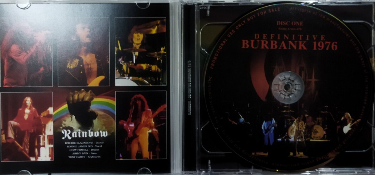【送料ゼロ】Rainbow '76 Live Burbank USA レインボー Ritchie Blackmore Deep Purpleの画像2