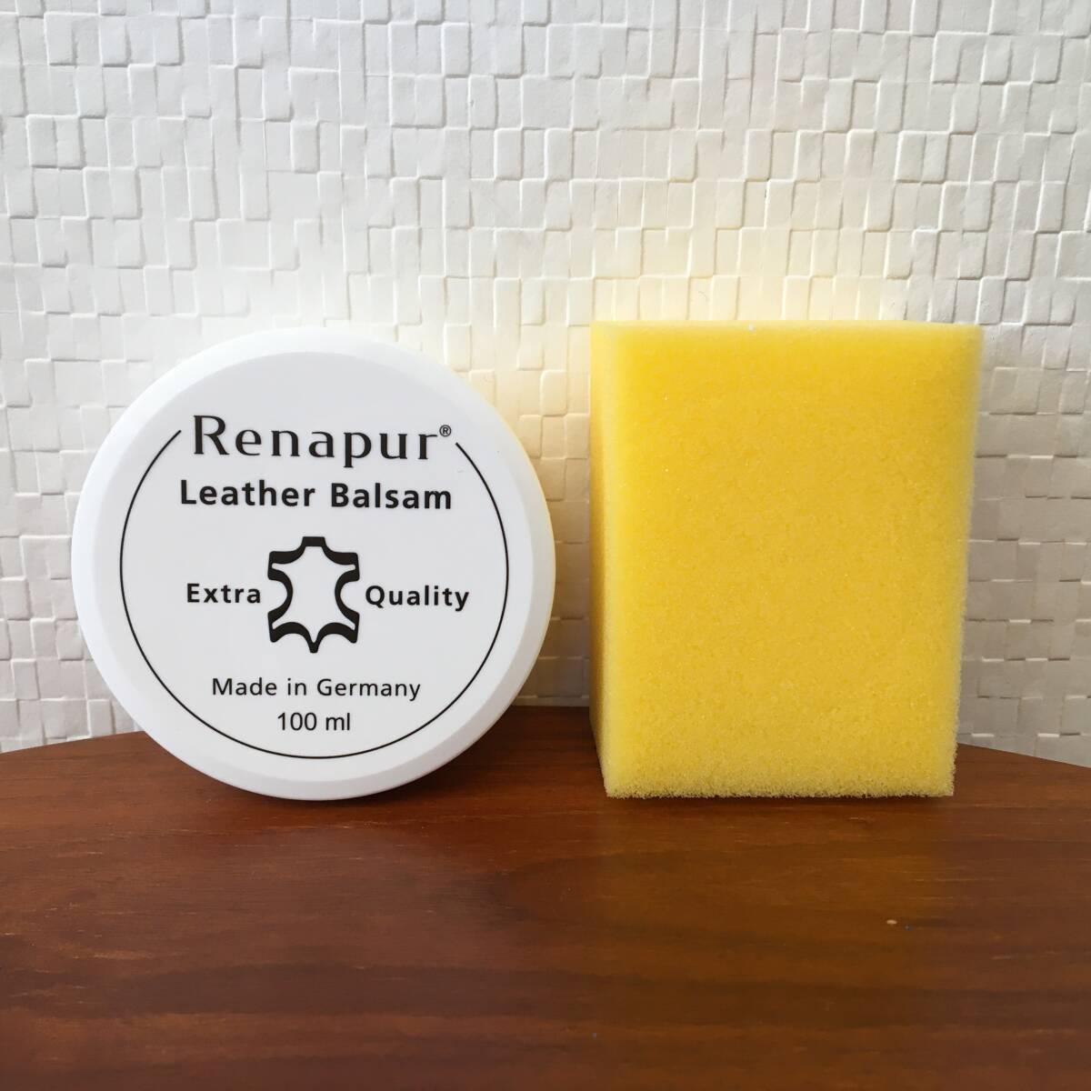 * postage Y180~* Renapurlanapa-100ml leather treatment sponge attaching leather leather . repairs leather product made in Japan ( new goods )( unopened )( regular goods )