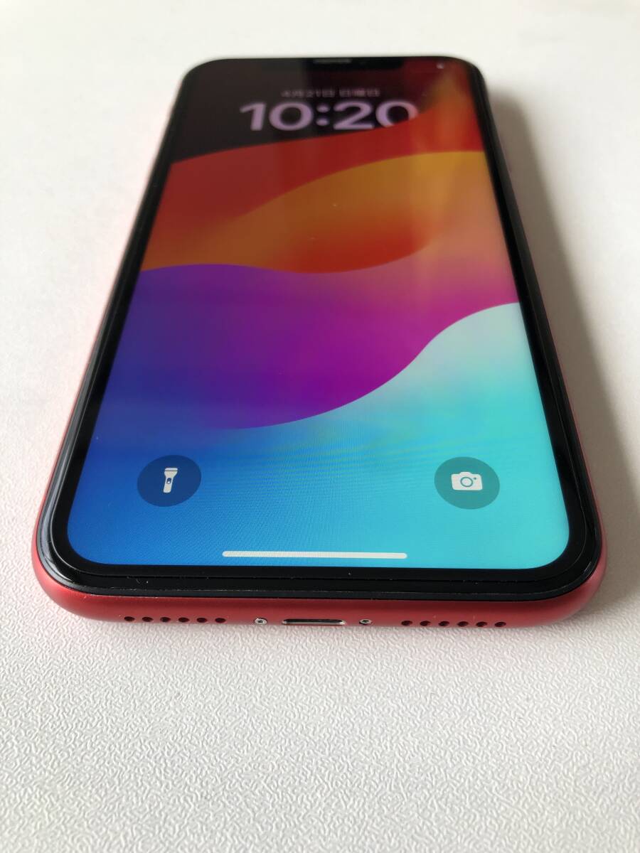 iPhone11 128Gb（PRODUCT）RED Simフリー【FACE ID NG品】の画像6