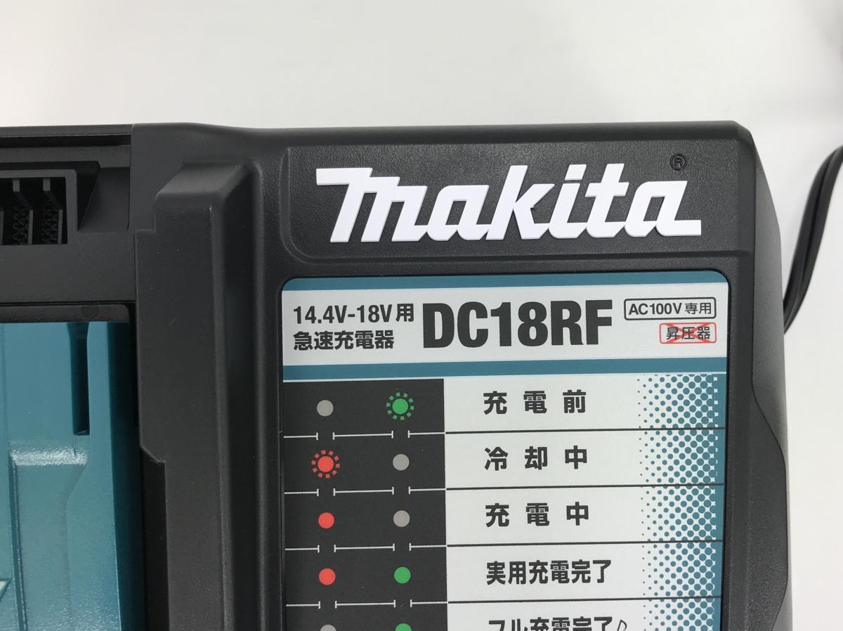 新品 マキタ バッテリ BL1860B 雪マーク付き 純正 1個と 充電器 DC18RF 1個のセット （ バッテリー 18V 6.0Ah 未使用 急速充電器 モデルの画像2