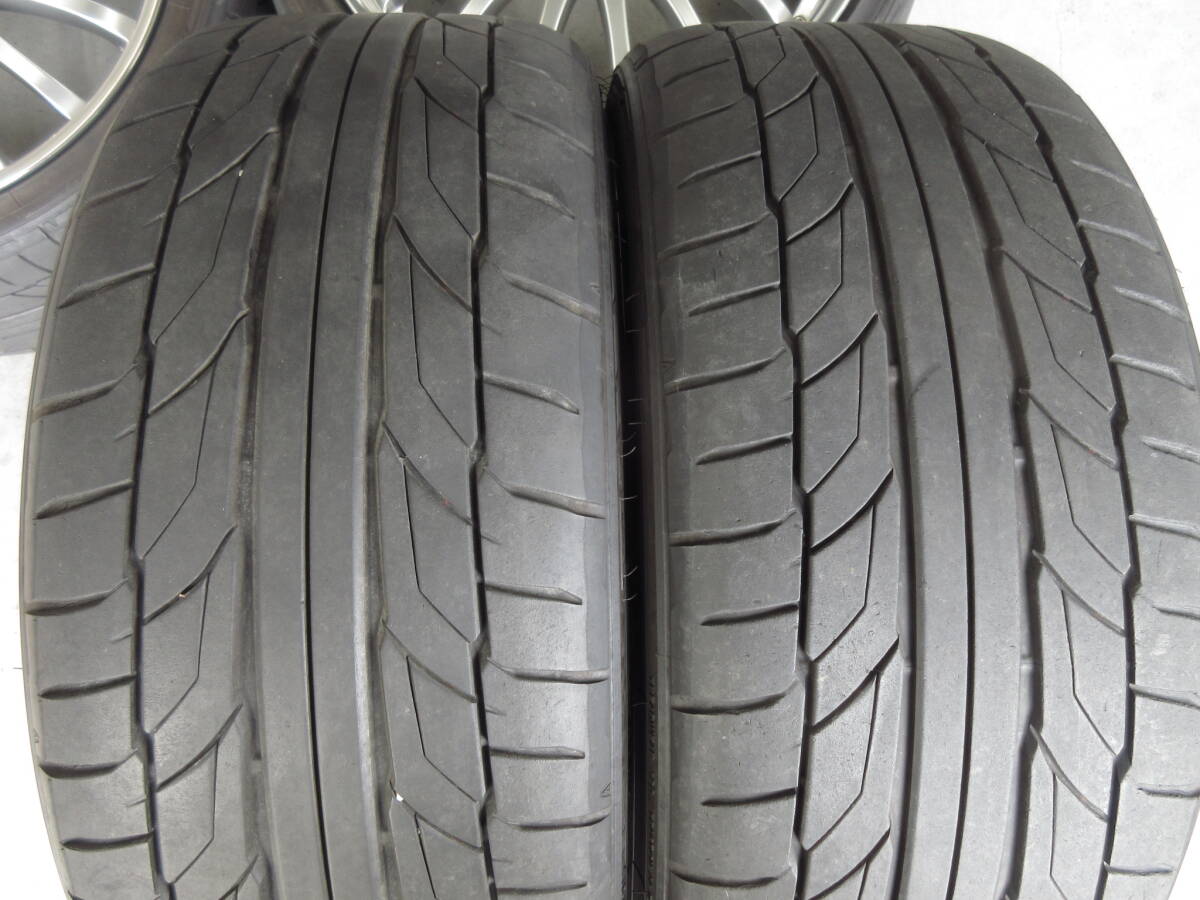 カールソン 1/16RS 21インチ 9J+40 114.3/5H 245/35R21 製造2020年製 NT555G2 中古4本セット アルファード ヴェルファイア 20系 30系 の画像5