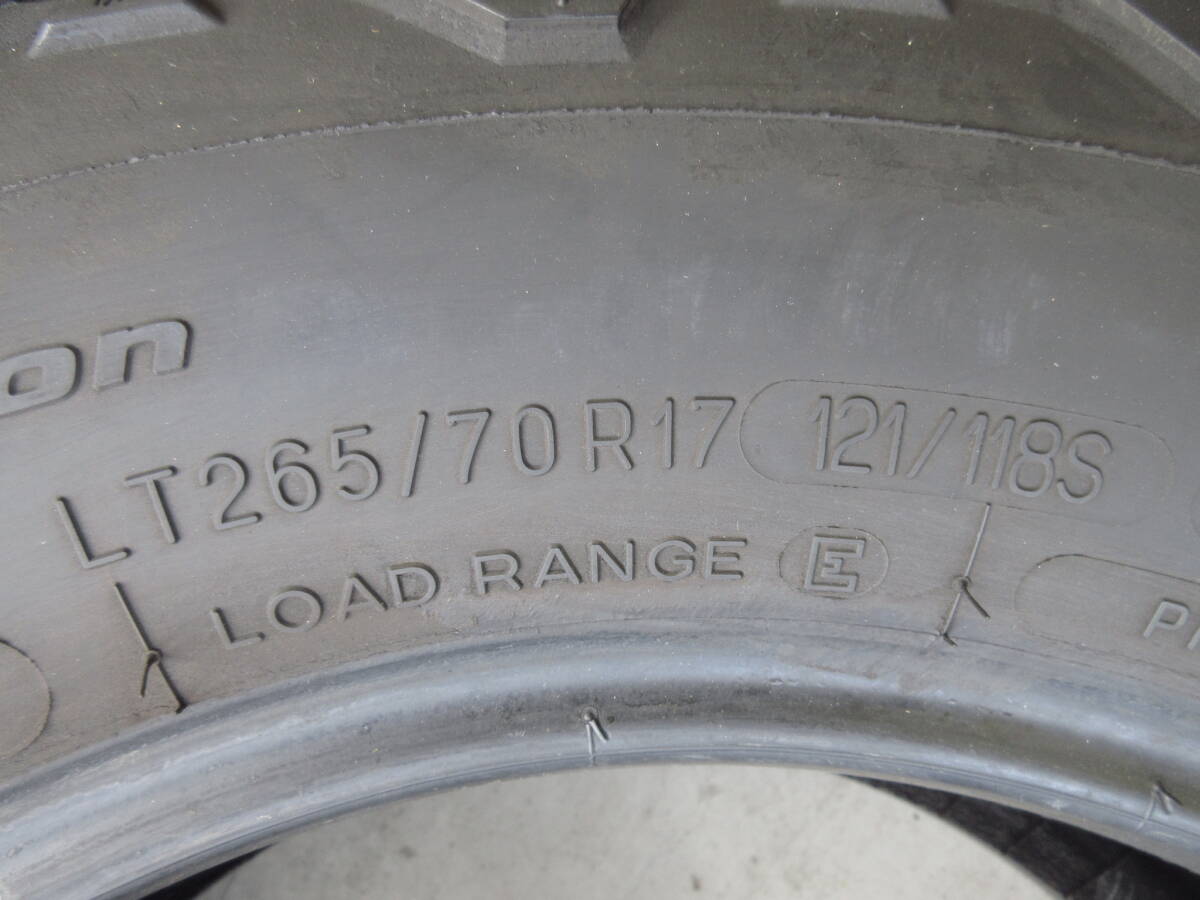 265/70R17 121/118S 2015年製 センター溝9ｍｍ前後 BFグッドリッチ オールテレーン KO2 BFGoodrich All-TerrainT/A 中古タイヤ1本の画像9