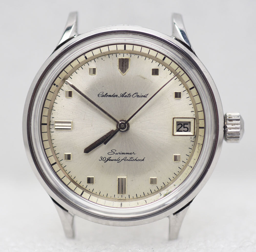 1962年～ オリンピア カレンダーオート オリエント30石 スイマー ビンテージ 自動巻き 腕時計_画像1