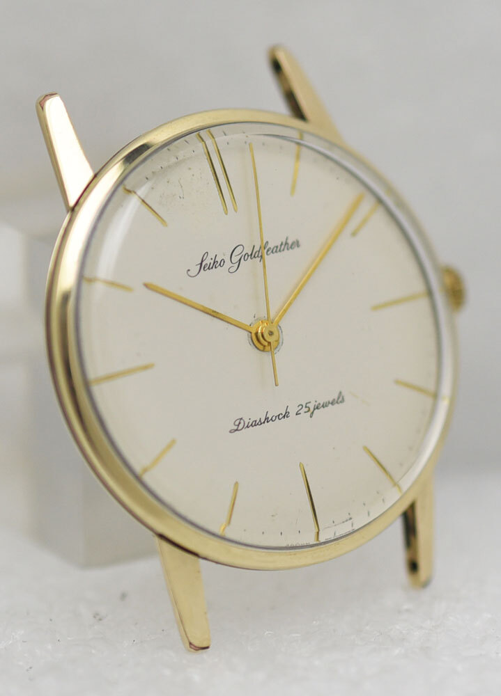 1960年 セイコー コールドフェザー 薄型高級品 25石 ビンテージ 手巻き 腕時計の画像3