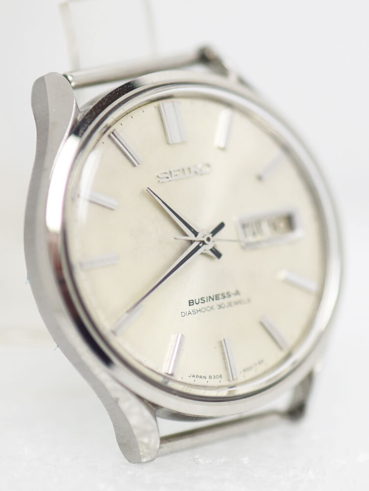 1967年 セイコー ビジネスA 8306-9000 30石 ビンテージ 自動巻き 腕時計の画像3