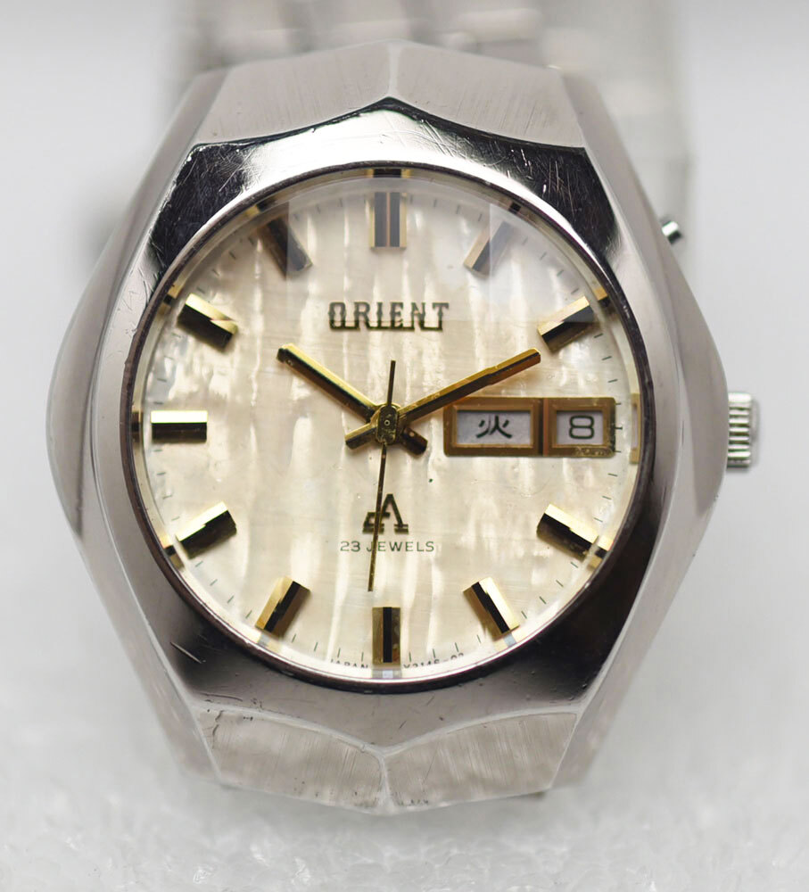 1969年～ オリエント クロノエース メキシカン ホワイトダイヤル ビンテージ 自動巻き 腕時計の画像1