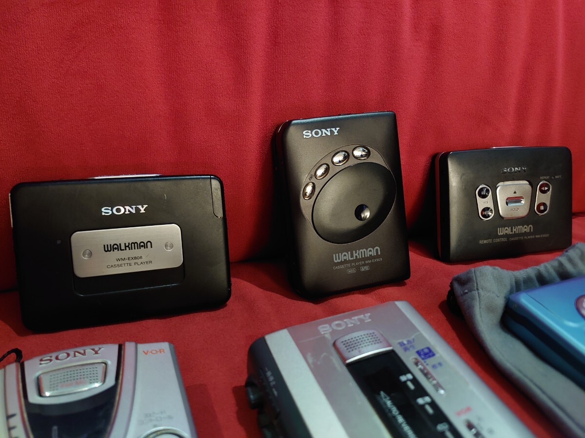 【SONY Panasonic】PORTABLE CASSETTE PLAYER ジャンク まとめ売り 6台セット WALKMAN WM- RQ- TCM- ポータブル カセットプレーヤーの画像2