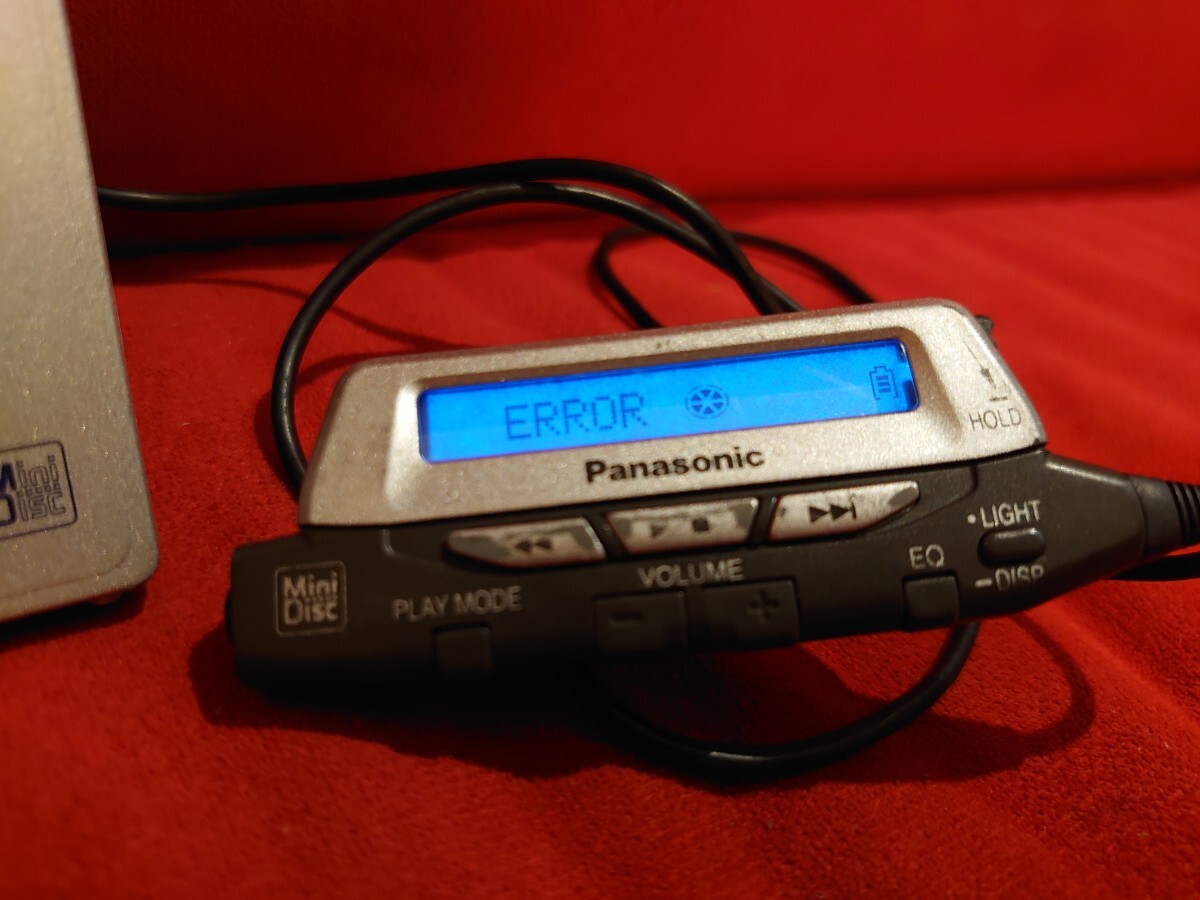 【Panasonic】SJ-MJ75 PORTABLE MD PLAYER パナソニック ポータブル MDプレーヤー 松下電器産業の画像3