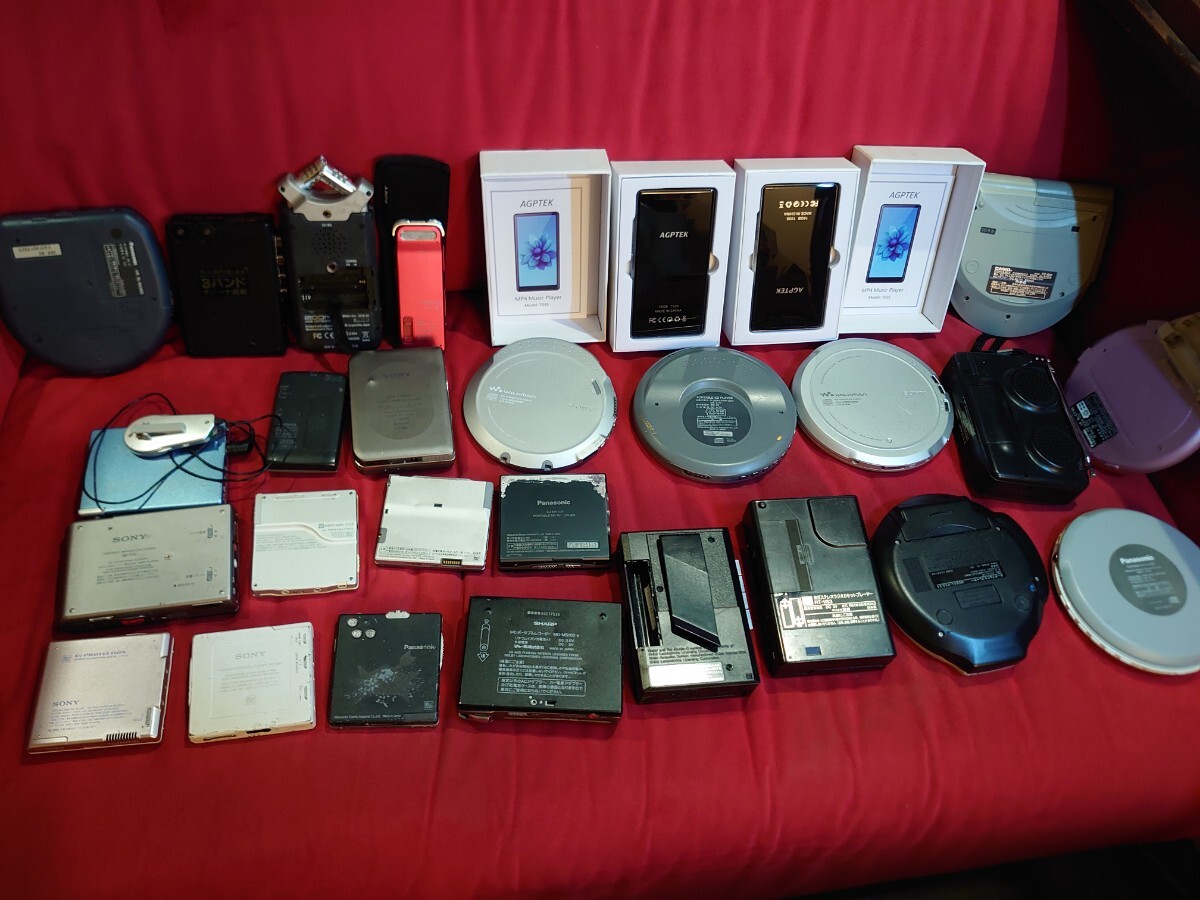 【SONY Panasonic SHARP TOSHIBA 他】ジャンク まとめ売り 大量 27台 PORTABLE CD MD カセット MP3 プレーヤー ICレコーダー WALKMAN の画像6