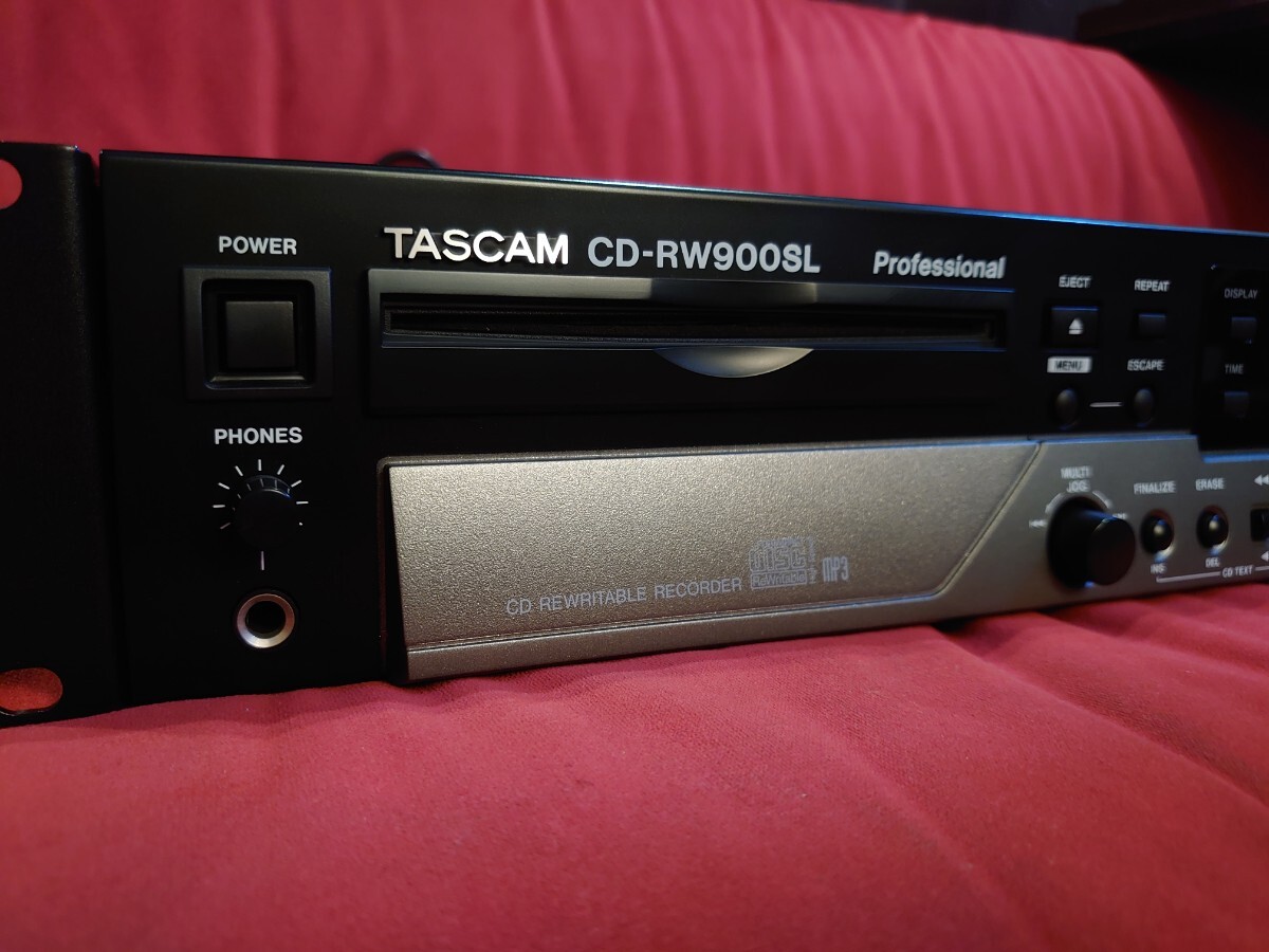 【TASCAM】CD-RW900SL CD RECORDER DECK Professional 業務用 CDレコーダー CDデッキ CDプレーヤー タスカム TEACの画像2