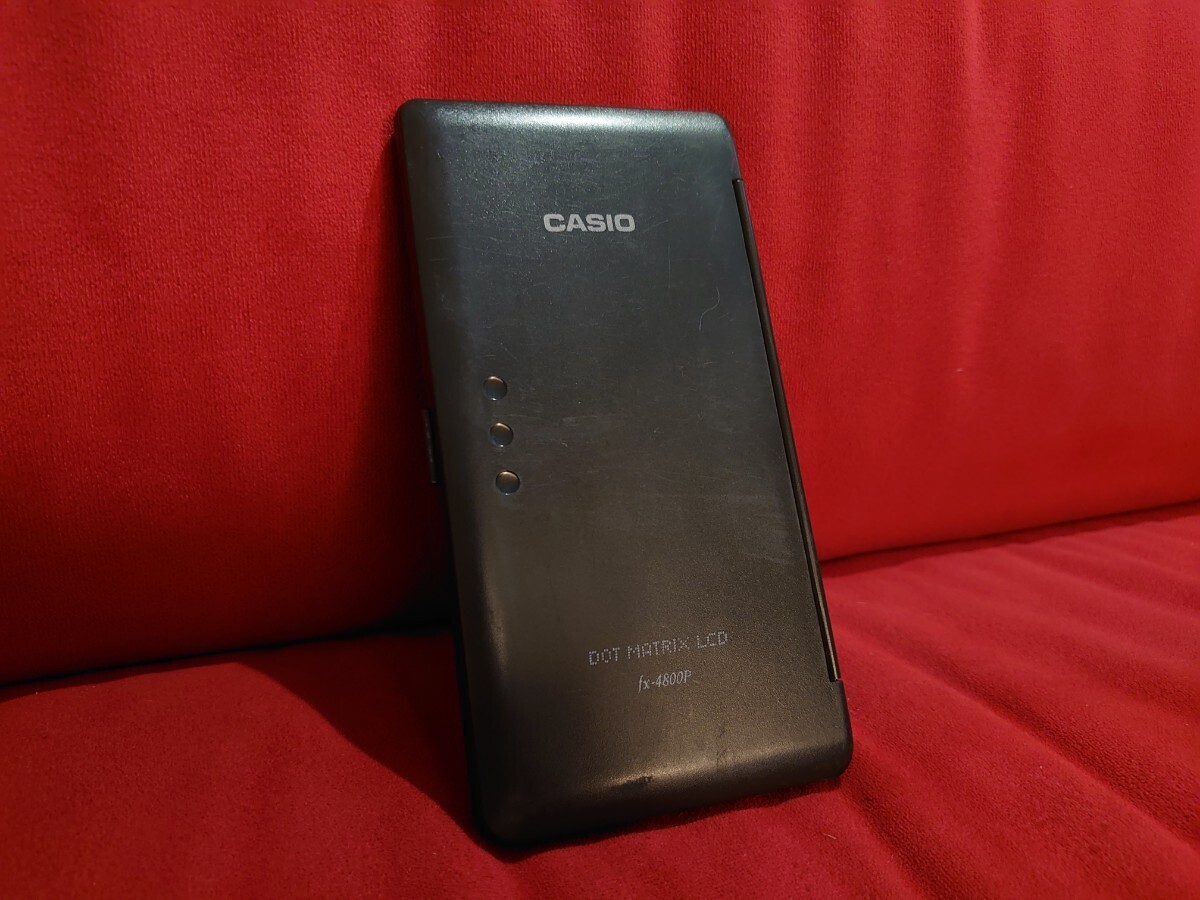 【CASIO】fx-4800P Vintage SCIENTIFIC CALCULATOR カシオ 関数電卓 レトロ 電卓 の画像7