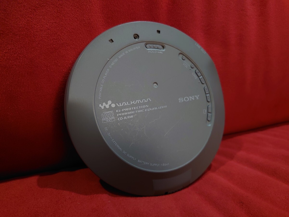 【SONY】D-NE730 CD WALKMAN PORTABLE CD PLAYER RM-MC53EL ソニー CD ウォークマン ポータブル CDプレーヤー リモコン_画像5
