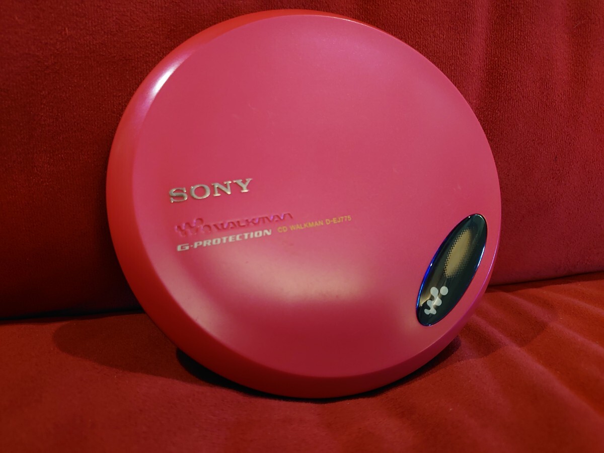 【SONY】D-EJ775 RM-CD15L WALKMAN PORTABLE CD PLAYER ソニー ウォークマン ポータブル CD プレーヤー リモコン_画像2