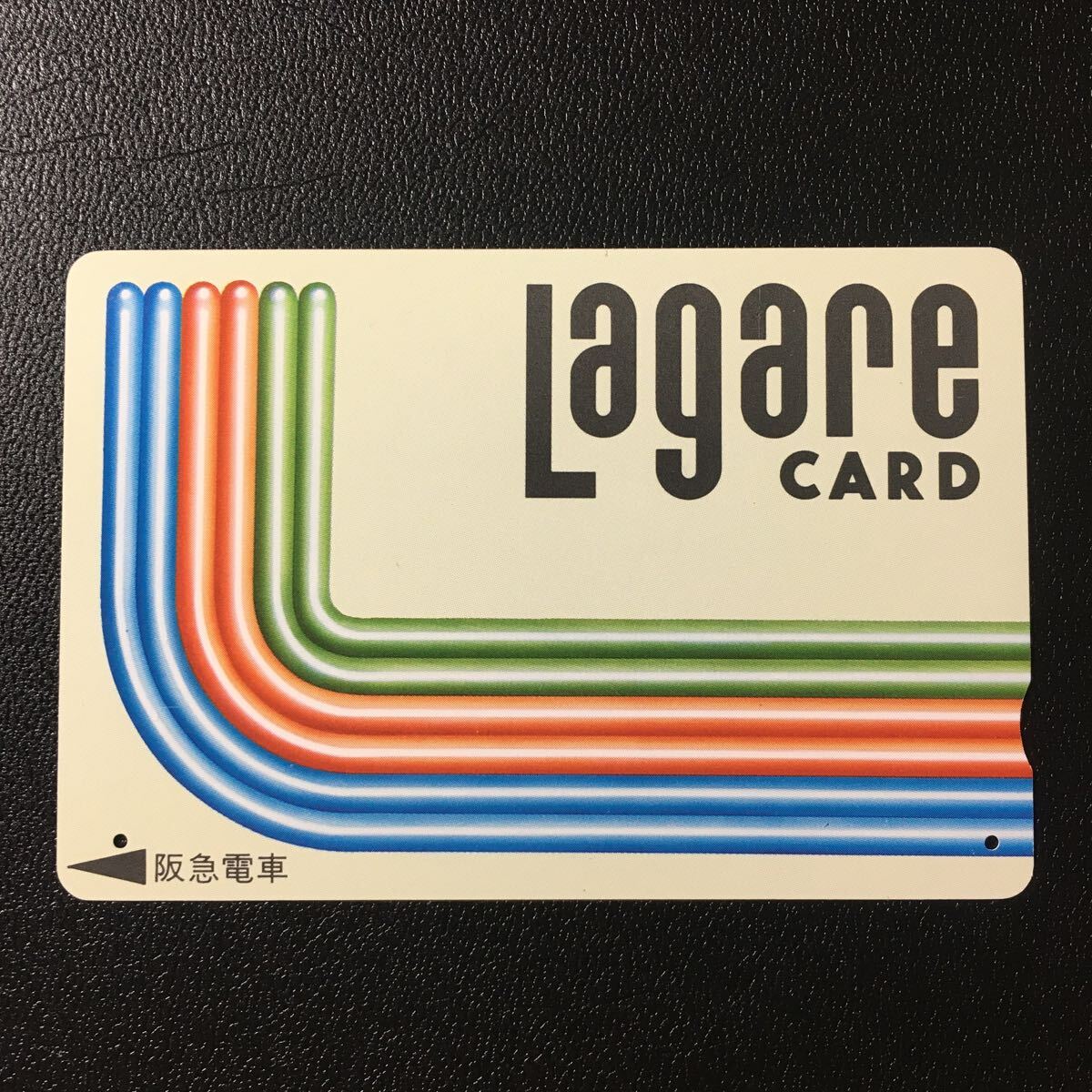1989年度券売機発売開始柄ー「3系統路線(イメージ)」ー阪急ラガールカード(使用済スルッとKANSAI)_画像1