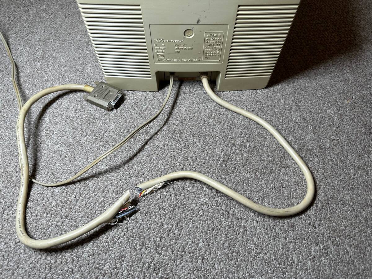NEC PC-8801 MA 2HD本体＋PC-KD854ｎモニター＋NEC PC-8801キーボード 3点セットの画像9