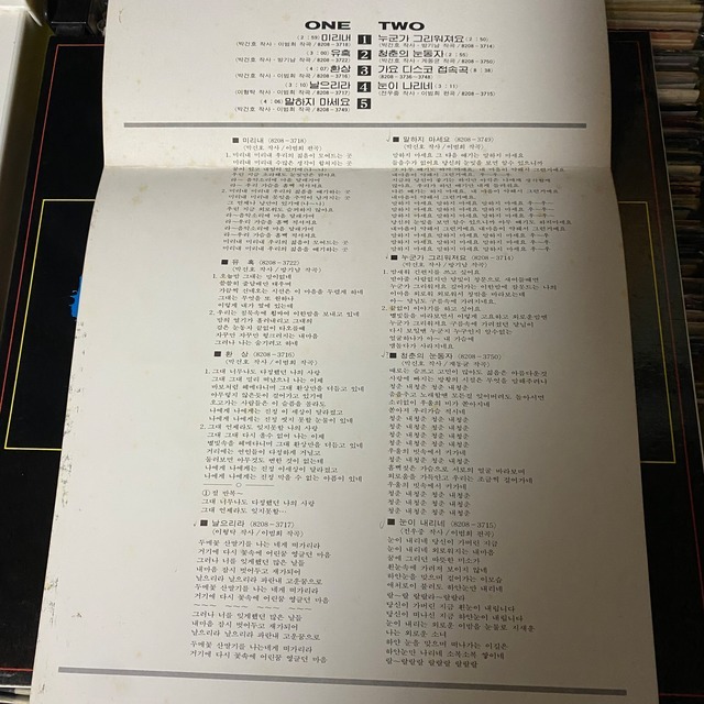 レア 韓国歌謡ディスコファンク LP Oh Bang Hee 1982 TLY-5008 Korean Disco Funk Groove Breakbeats B-Boy Breaksの画像7