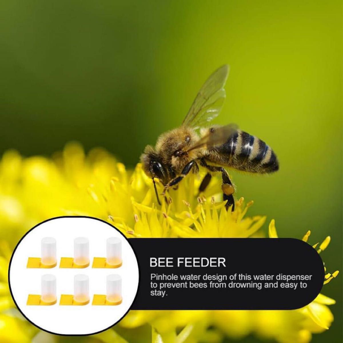蜜蜂給餌器 給水器 ミツバチ ビーフィーダー 給餌器 蜂給水ツール シロップ水入れ ミツバチフィーダ 運び便利 ビーフィーダー 