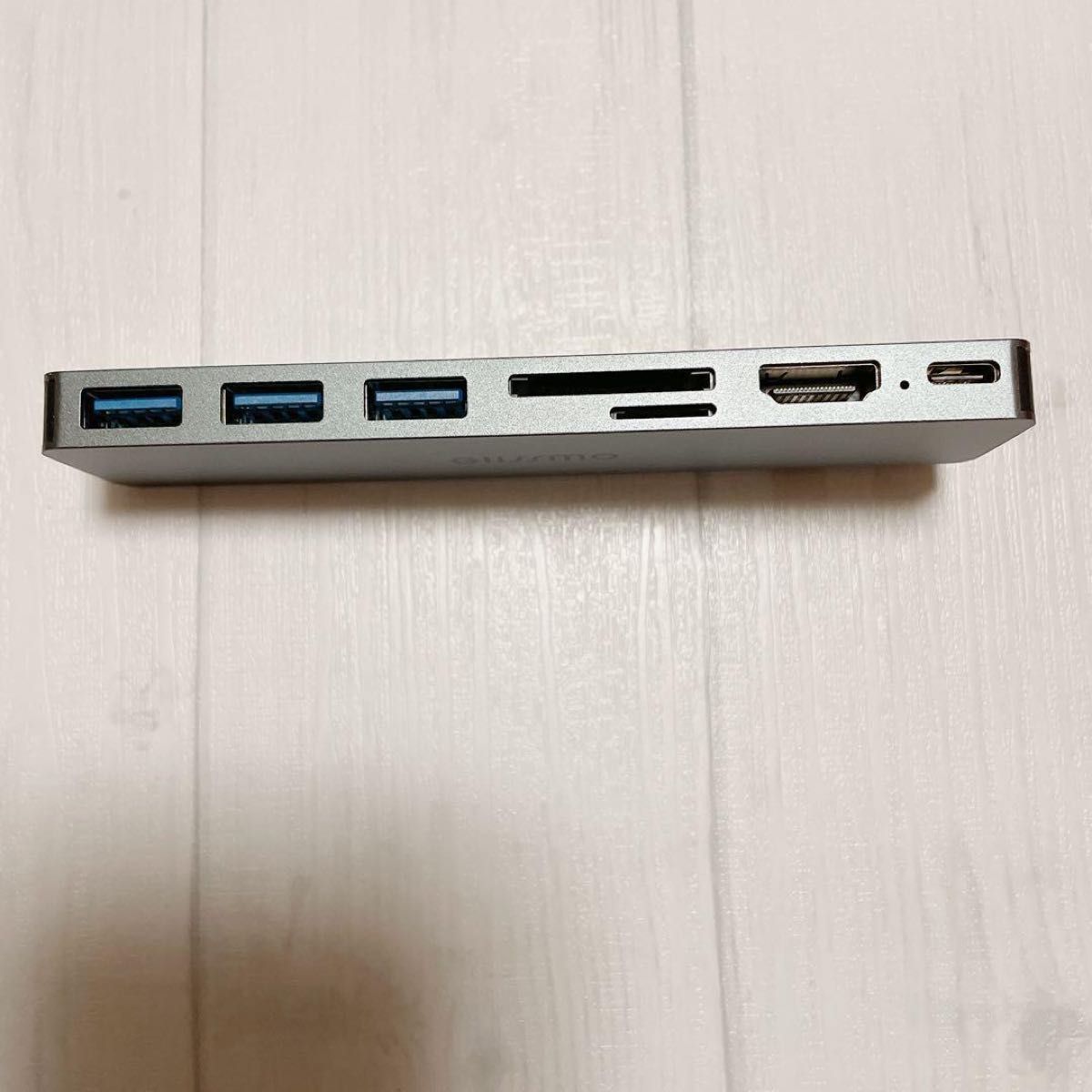 Macbook ハブ Macbook Air Pro 2023 7ポート USB Type C ハブ(サイズ改良) 4K