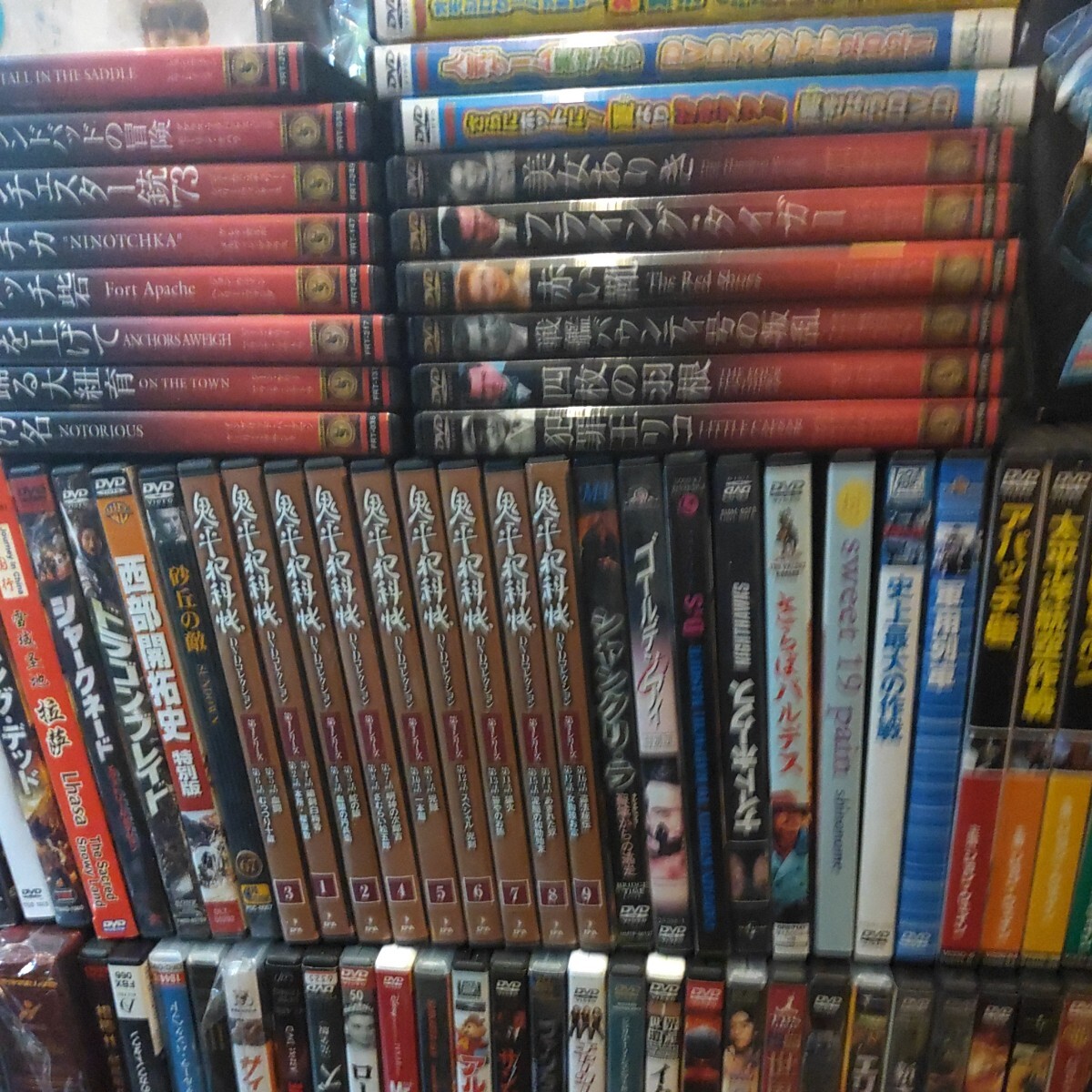1 jpy DVD Blue-ray Western films drama Japanese film movie action etc. summarize 130 sheets and more 