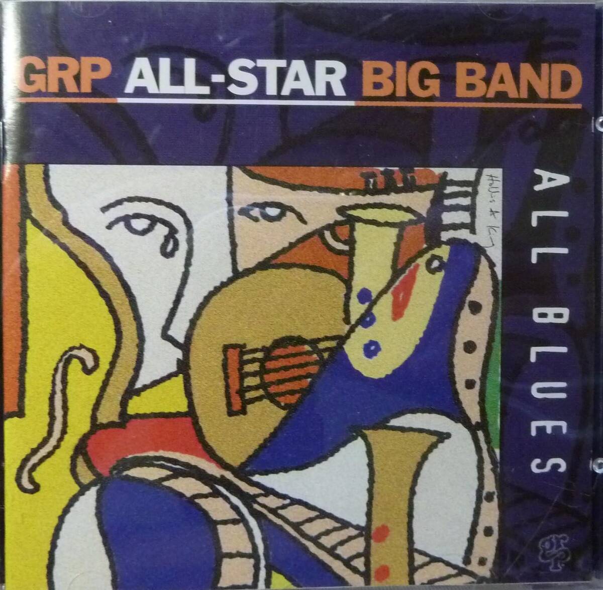 貴重廃盤 Grp All Star Big Band All Blues GRPに所属する腕利きミュージシャンたちをズラリと揃えたスペシャル・プロジェクト　_画像1