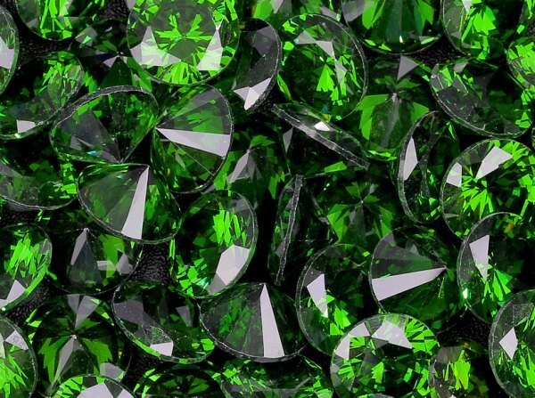 ★グリーンカラー キュービックジルコニア ルース 10mm おまとめて大量約25個セット 人工ダイヤモンド ラウンドブリリアントカット Nw61の画像2