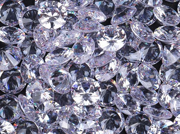★キュービックジルコニアルース 12mmおまとめて大量約50個セット ラウンドカット 人工ダイヤモンド ラウンドブリリアントカット Nw17-_画像2