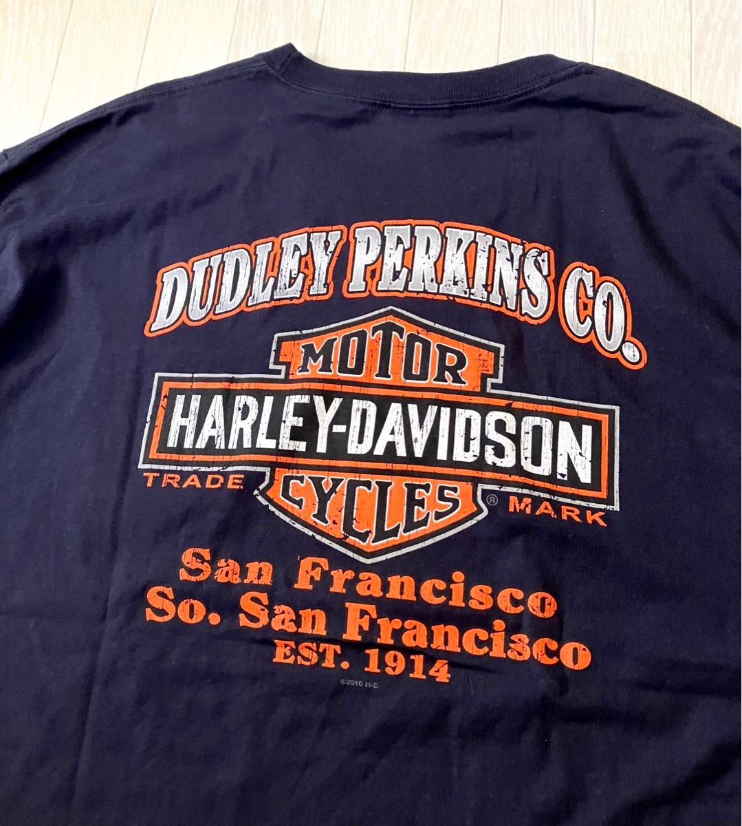 HARLEY DAVIDSON ハーレーダビッドソン　Tシャツ　made in HONDURAS 半袖 半袖Tシャツ ロゴプリント