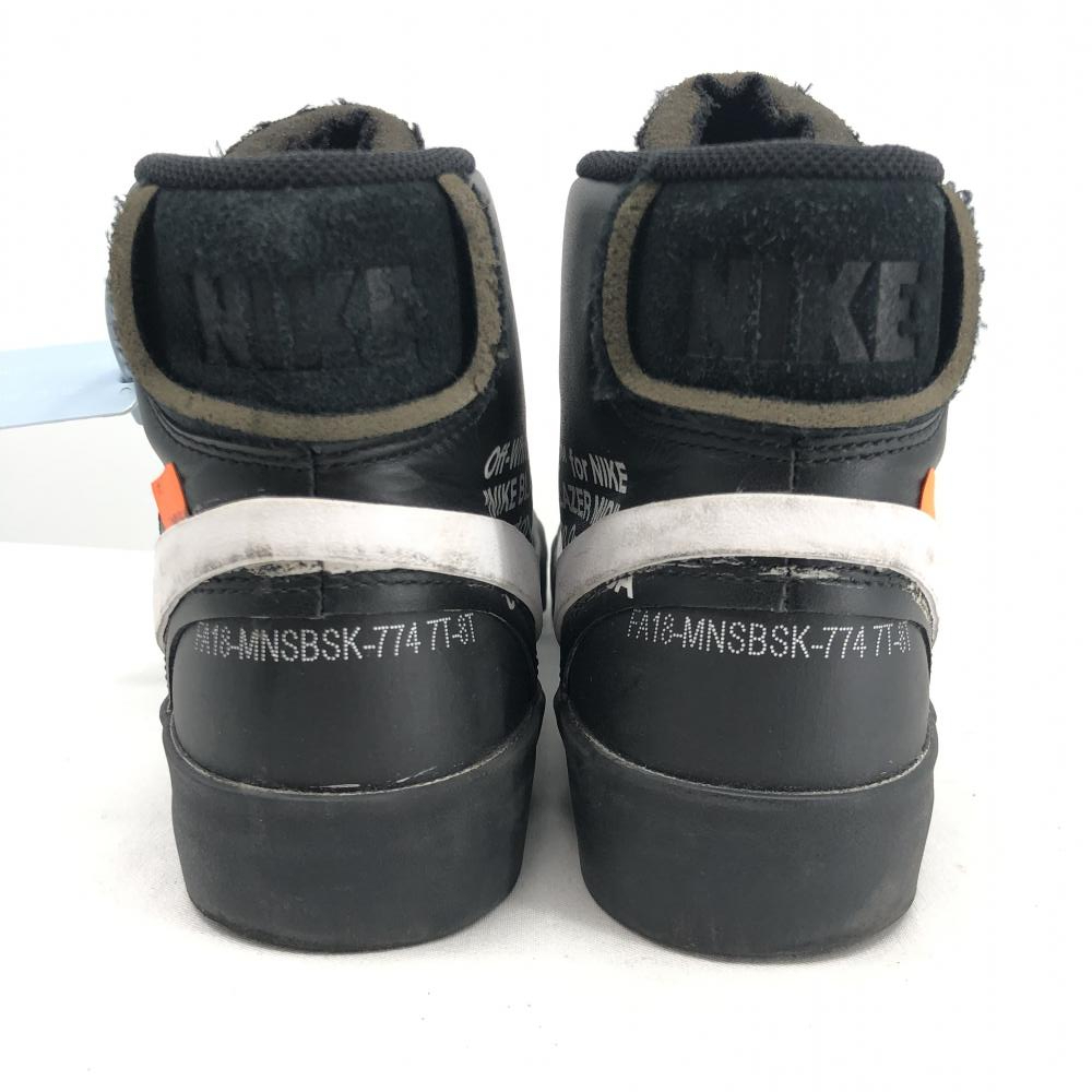 【中古】OFF-WHITE × NIKE BLAZER STUDIO MID AA3832-001 サイズ26.5cm オフホワイト × ナイキ[240017619773]の画像3