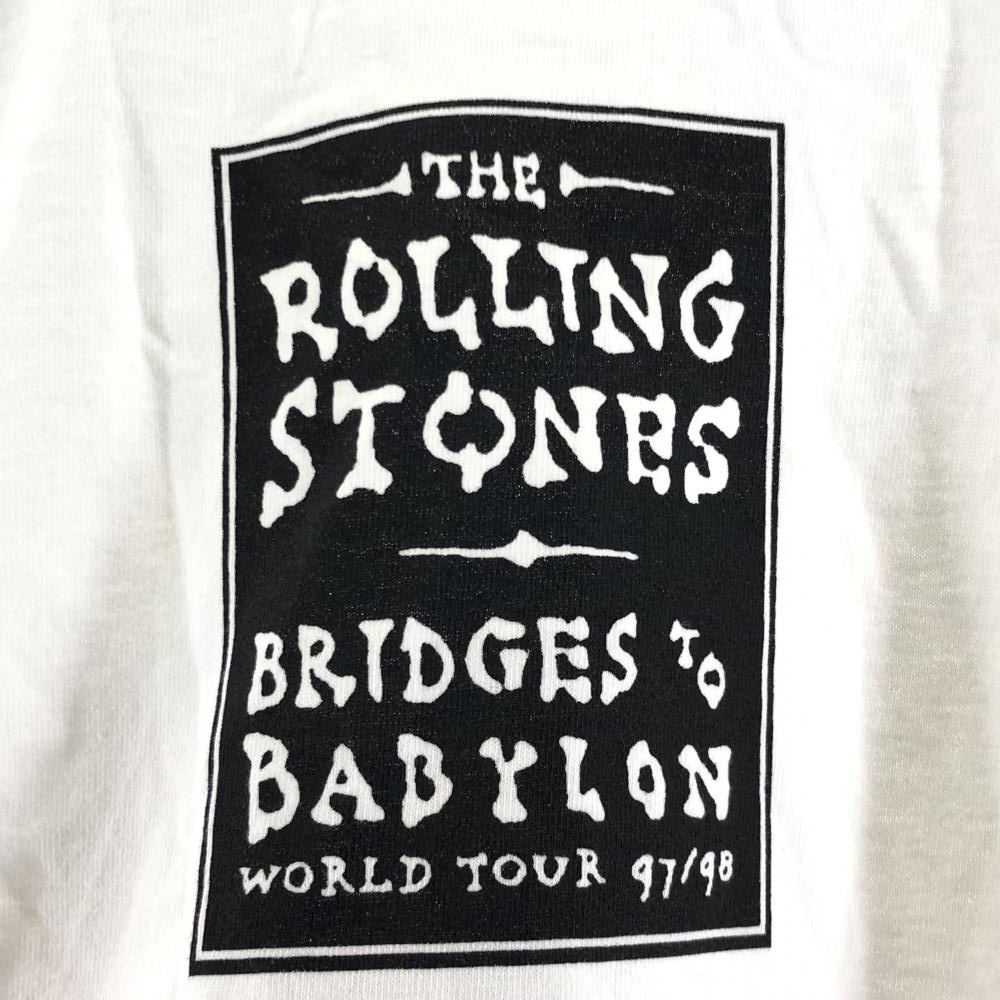 【中古】90s THE ROLLING STONES 1997 BRIDGES TO BABYLON TOUR TEE サイズXL ホワイト anvilボディ 汚れ有[240017618828]_画像6