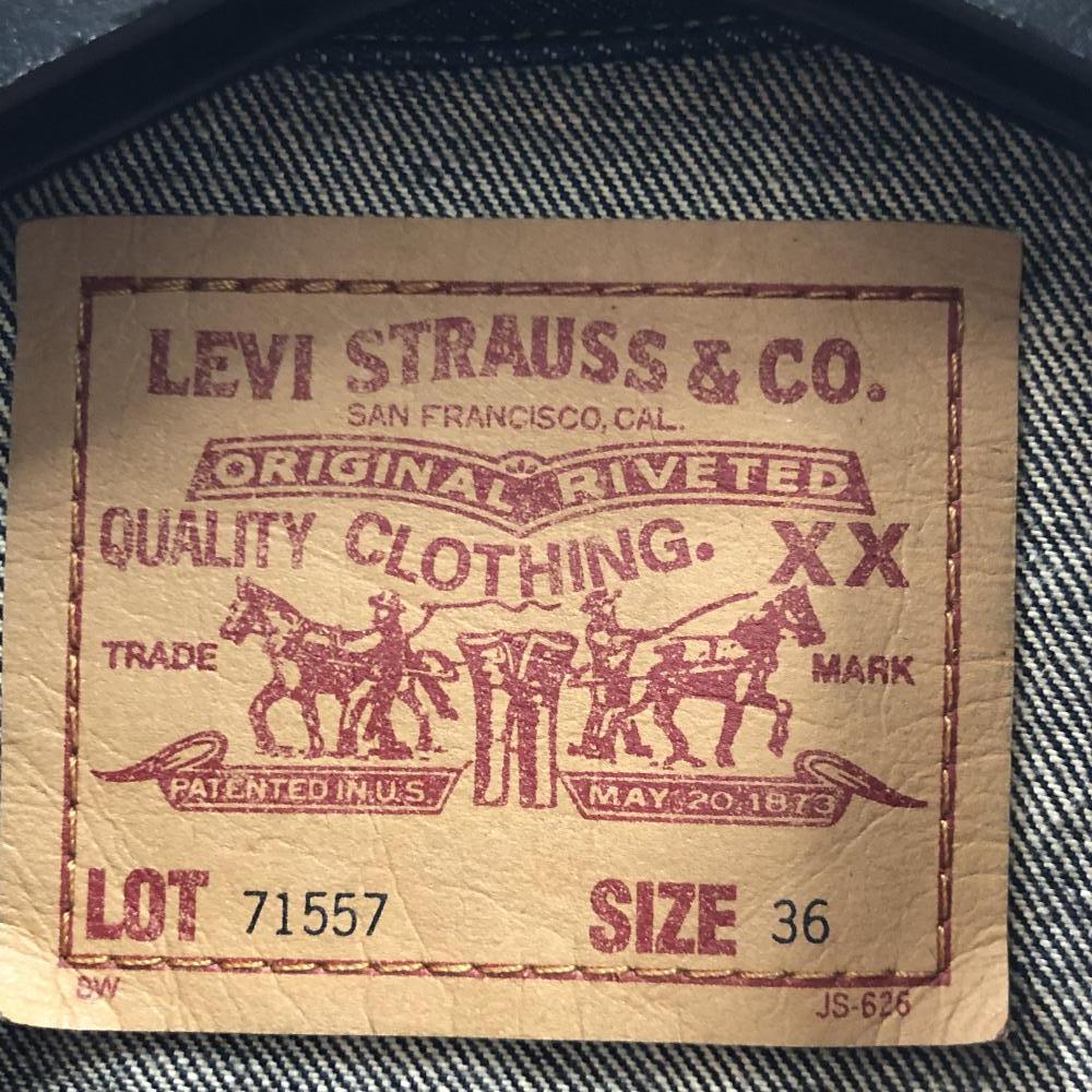 【中古】90s LEVI'S 71557-02 3rd デニムジャケット サイズ36 インディゴ リーバイス[240017622129]_画像7