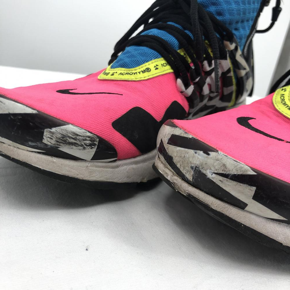 【中古】ACRONYM × Nike Air Presto Mid Hyper Pink　26cmアクロニウム × ナイキ エアプレスト ミッド ハイパーピンク[240017622892]_画像9