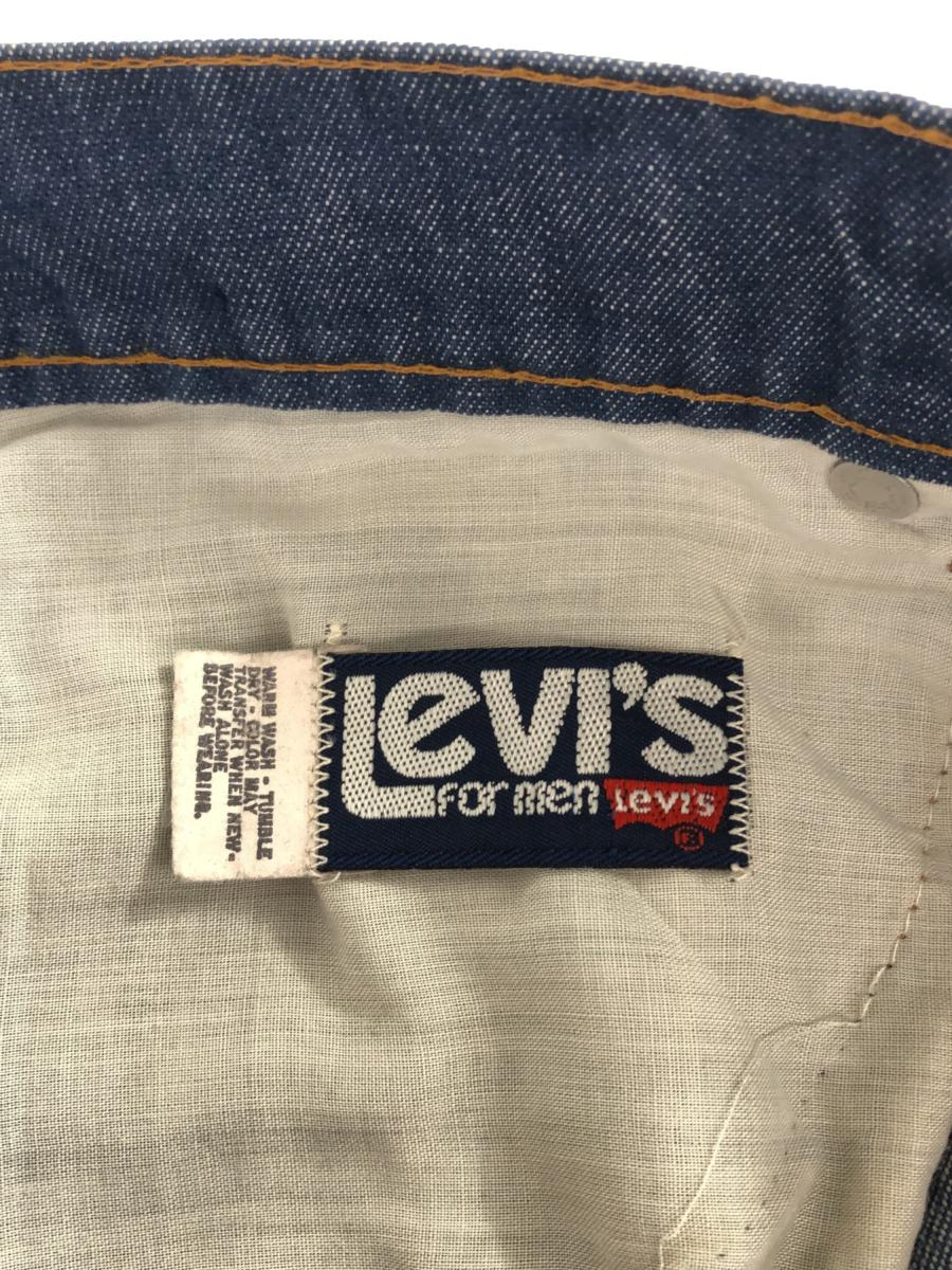 【中古】80's　Levi's　ForMEN　デニムフレアパンツ サイズW31 ボタン裏刻印3A インディゴ リーバイス[240017582029]_画像3