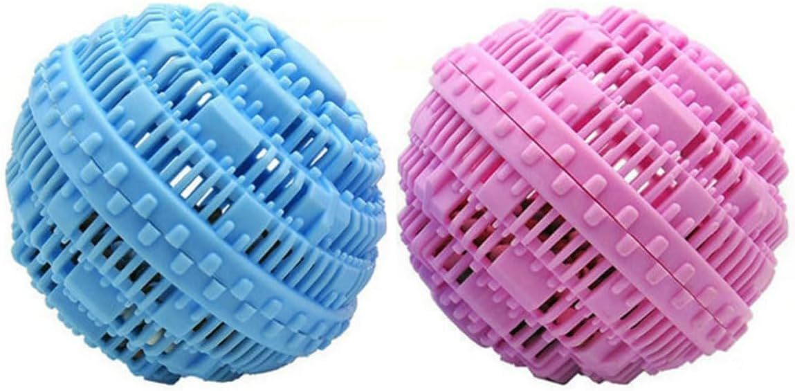 ランドリーボール 2個セット 洗濯ボール TPR材質 伸縮性 衣類を傷つけない 7種類の特殊セラミックスは 洗剤不要 洗濯して線香を残す SKU52_画像1