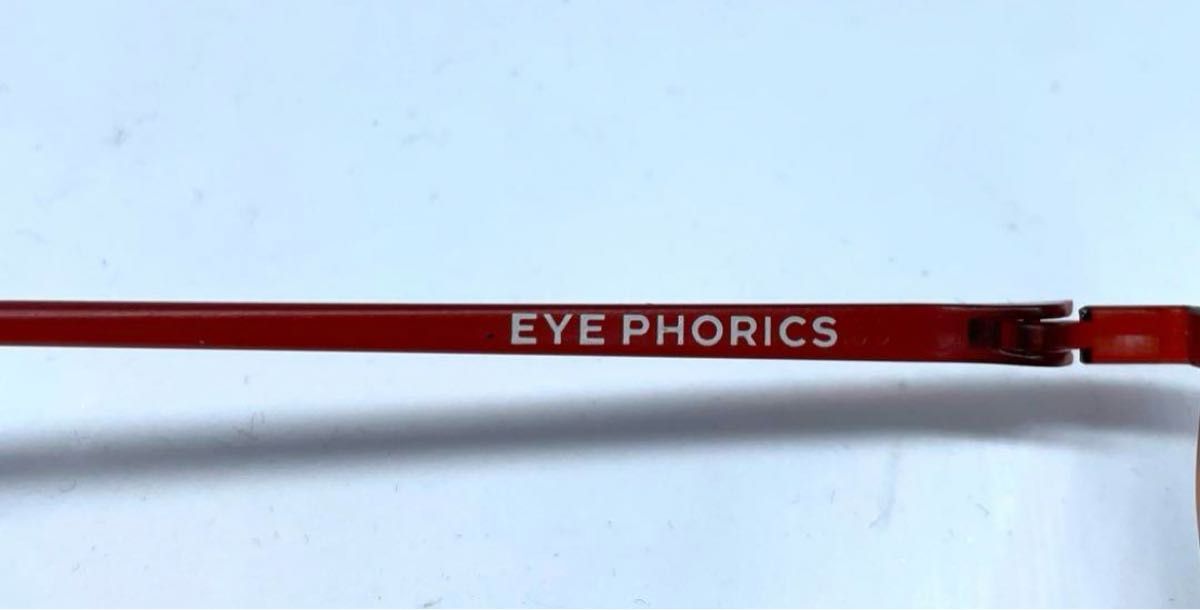 新品未使用　超軽量　超弾性メガネフレーム　EYEPHORICS スイス製　丸眼鏡　ワインレッド