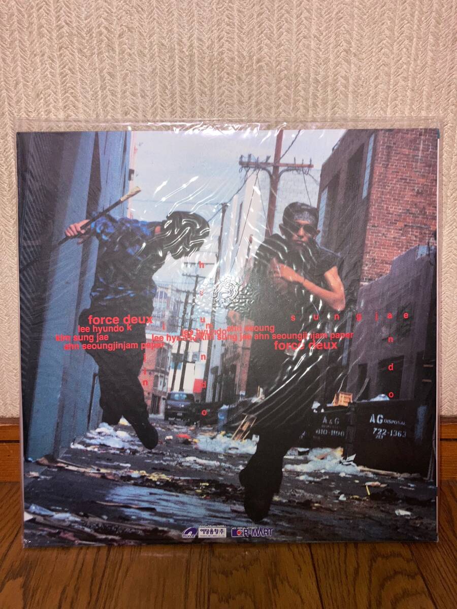 LP2枚組 DEUX デュース FORCE DEUX 1995年オリジナル盤 未開封 韓国の画像2