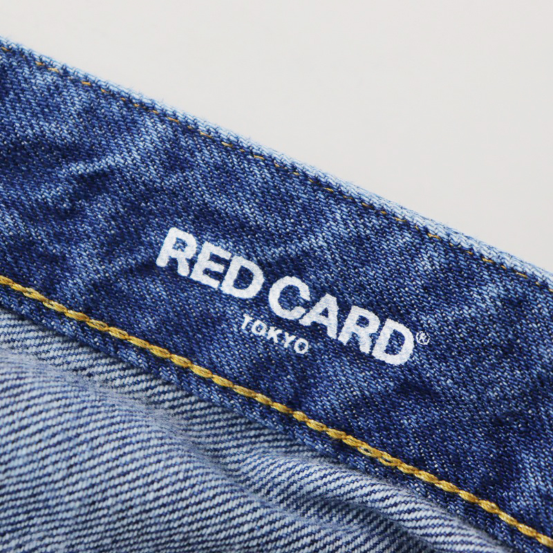 美品 レッドカード トウキョウ RED CARD TOKYO Spick and Span取り扱い JAZZ デニムパンツ 25/インディゴ デニム 【2400013802994】の画像7