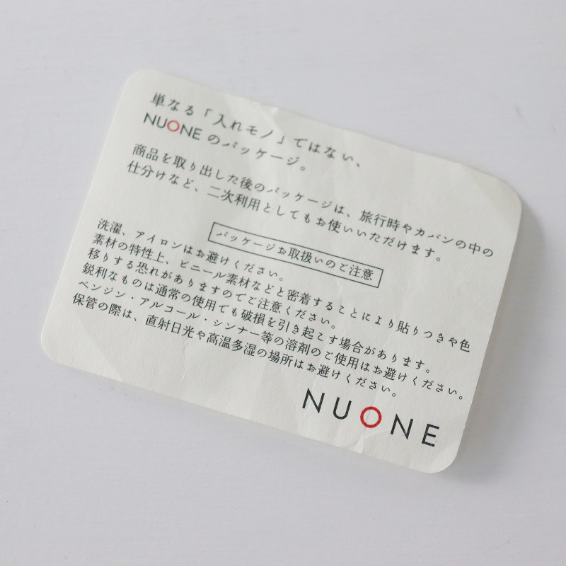 美品 保存袋有 ヌワン nuone ウール100% ネックウォーマー F/レッド スヌード【2400013810760】の画像10