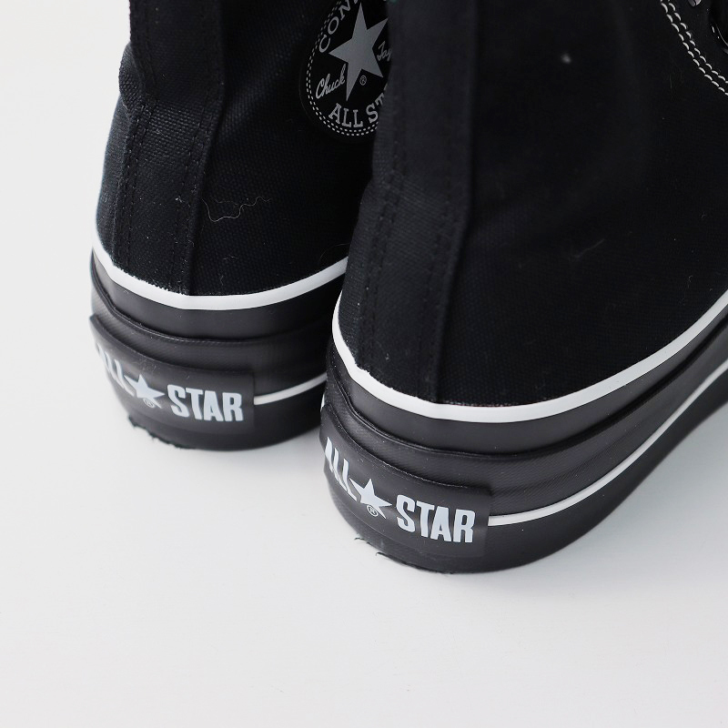 美品 試着程度 コンバース CONVERSE ALL STAR LIFTED HI オールスター ハイカットスニーカー 22.5/ブラック【2400013824224】_画像7